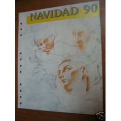 España Documento Correos 15 Navidad 1990