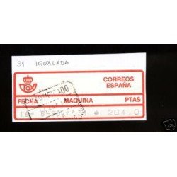<div><strong>Etiqueta Postal Conmemorativa N</strong><strong>º Manfil 4 muy rara usada<br
/>
</strong></div>