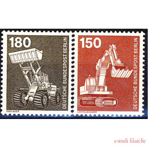  Alemania Berlín - 558/59 - 1979 DEUTSCHE Serie industria y técnica Lujo