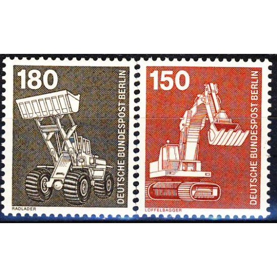 Alemania Berlín - 558/59 - 1979 DEUTSCHE Serie industria y técnica Lujo