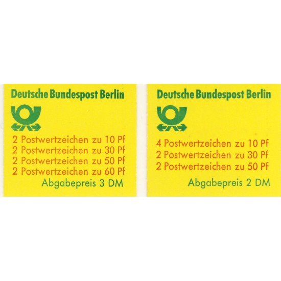 Alemania Berlín  574b 1979 Castillos Carnet 574b+575b Lujo