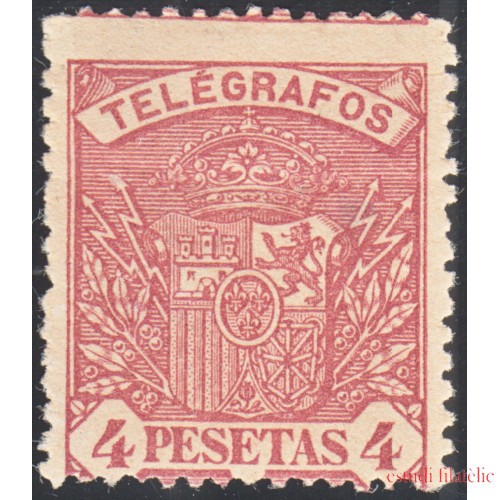 España Spain Telégrafos 37 1901 Escudo de España Coat of Spain MH
