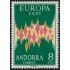 Andorra española 72  1972 Europa CEPT MNH