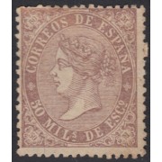 España Spain 98 1868 Isabel II Nuevo, sin goma 