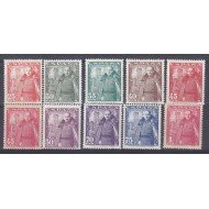 España Spain 1024/32 1948 /1954 Castillo de la Mota MNH