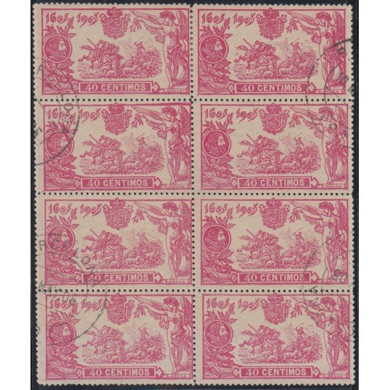 España Spain 262 (257/66) 1905 Bl.8  Quijote