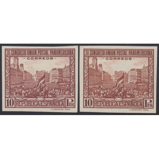 España Spain Variedad 613s/613ccs 1931 SD y Cambio de Color 170€ España Spain Variedad 613s/613ccs 1931 SD y Cambio de Color 170€
