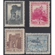España Spain 770/72A 1938 Monumentos Autogiro MNH España Spain 770/72A 1938 Monumentos Autogiro MNH