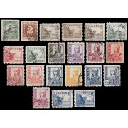 España Spain 814/31 + 816A/B/23A 1937-40 Cifras, Cid e Isabel Usados España Spain 814/31 + 816A/B/23A 1937-40 Cifras, Cid e Isabel Usados