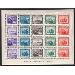 España Spain 849 1938 Ejercito y Marina Military MNH