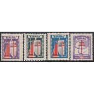 España Spain 970/73 1943 Pro Tuberculosos MNH