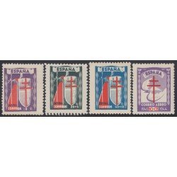 España Spain 970/73 1943 Pro Tuberculosos MNH