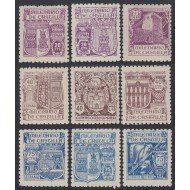 España Spain 974/82 1944 Milenario de Castilla MNH