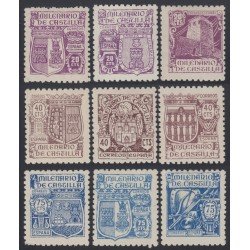 España Spain 974/82 1944 Milenario de Castilla MNH España Spain 974/82 1944 Milenario de Castilla MNH