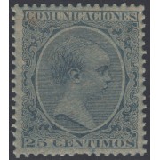 España Spain Variedad 221ib 1889/1899 Papel Azulado Afonso XIII 100€