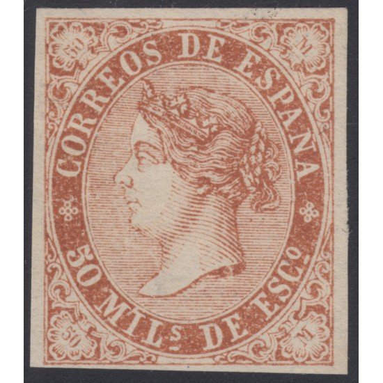 España Spain Variedad 98pca 1868 Prueba de Color España Spain Variedad 98pca 1868 Prueba de Color