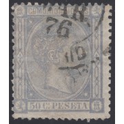 España Spain Variedad 168a 1875 Alfonso XII 