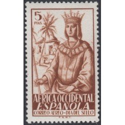 África Occidental Española 2 1949 Día del Sello MNH África Occidental Española 2 1949 Día del Sello MNH