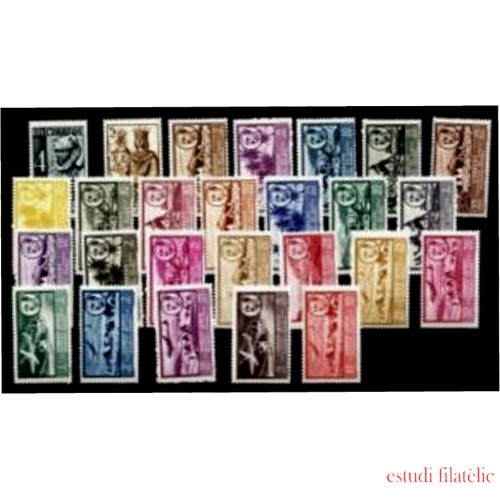 África Occidental Española Colección Completa 1949/51 MNH 