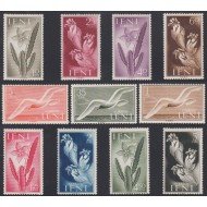 Ifni 103/13 1954 Aves y Flora Bird MNH