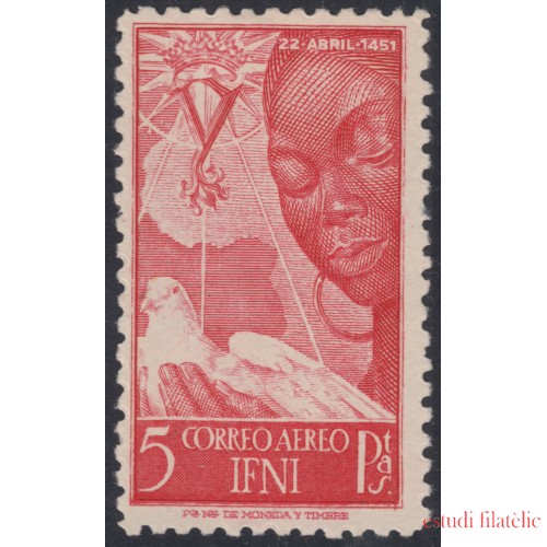 Ifni 72 1951 Isabel la Católica MNH