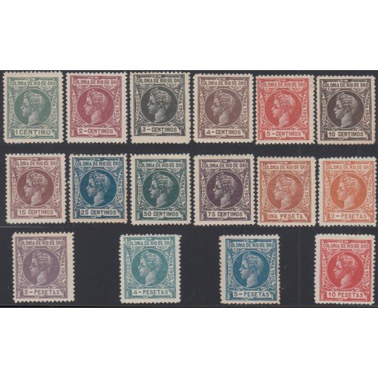 Río de Oro nº 1/16 1905 Alfonso XIII MH Río de Oro nº 1/16 1905 Alfonso XIII MH