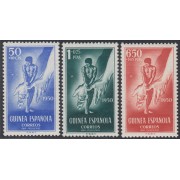 Guinea Española 295/97 1950 Pro Indígenas MNH