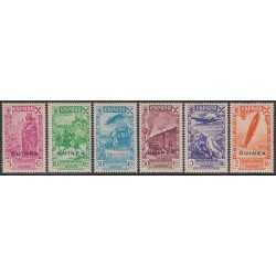 Guinea española Beneficencia 12/17 1943 Historia del correo MNH Guinea española Beneficencia 12/17 1943 Historia del correo MNH