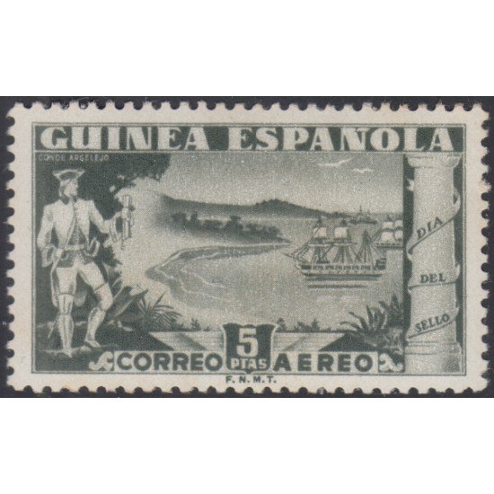 Guinea española 276 1949 Día del sello Conde de Argelejo MNH