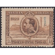 Guinea Española 201 ( 191/201 ) 1929 Expo Sevilla Barcelona MH