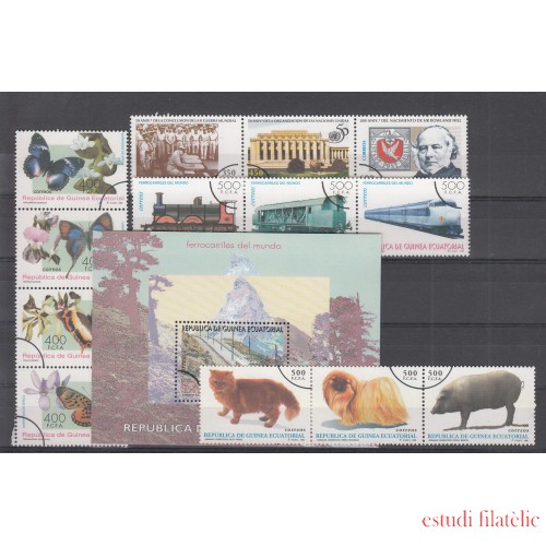 GUINEA ECUATORIAL AÑO 1995 COMPLETO MUESTRA  TIRADA:500