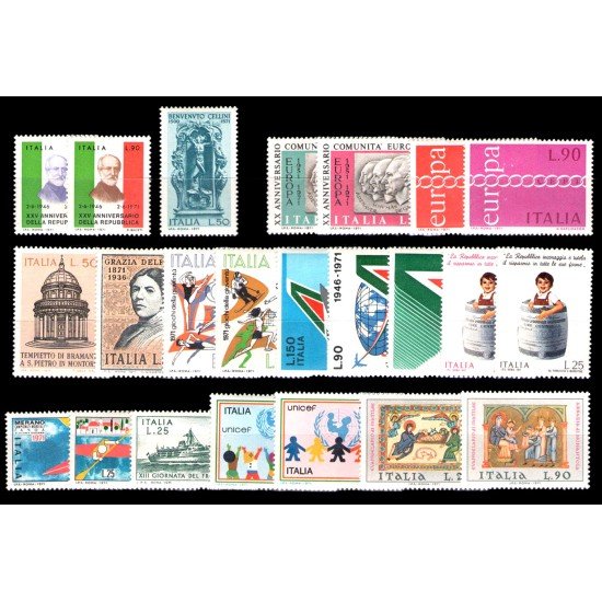 ITALIA 1971 AÑO COMPLETO ITALIA 1971 AÑO COMPLETO
