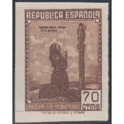 España Spain NE 52s 1939 No Emitido Correo de Campaña Nuevo Sin goma 