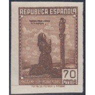 España Spain NE 52s 1939 No Emitido Correo de Campaña Nuevo Sin goma