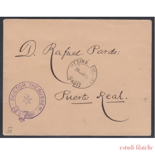 España Spain 6 1890 FQ Dr. Thebussem en Carta