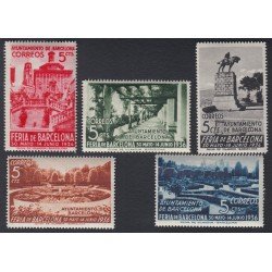 Barcelona 14/18 1936 Feria de Muestras MNH Barcelona 14/18 1936 Feria de Muestras MNH