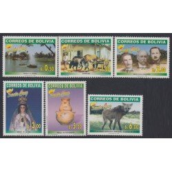 Bolivia 1039/44 2000 50 Región de Santa Cruz MNH Bolivia 1039/44 2000 50 Región de Santa Cruz MNH
