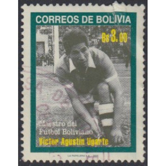 Bolivia 1045 2000 Víctor Agustín Ugarte Maestro del Fútbol Usado Bolivia 1045 2000 Víctor Agustín Ugarte Maestro del Fútbol Usado