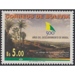 Bolivia 1046 2000 50 Años del descubrimiento de Brasil MNH Bolivia 1046 2000 50 Años del descubrimiento de Brasil MNH