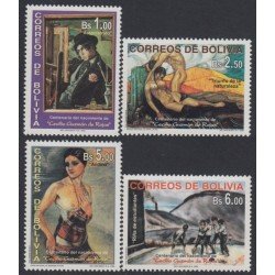 Bolivia 1065/68 2000 Centenario del nacimiento de Cecilio Guzmán de Rojas MNH Bolivia 1065/68 2000 Centenario del nacimiento de Cecilio Guzmán de Rojas MNH