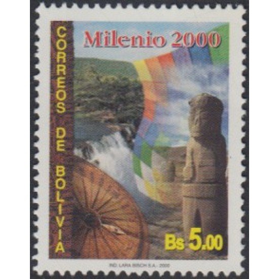 Bolivia 1069C 2000 Milenio 2000 estatua precolombina MNH