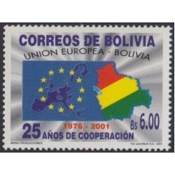 Bolivia 1075 2001 25 años de cooperación de La Unión Europea MNH Bolivia 1075 2001 25 años de cooperación de La Unión Europea MNH