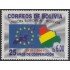 Bolivia 1075 2001 25 años de cooperación de La Unión Europea MNH