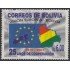Bolivia 1075 2001 25 años de cooperación de La Unión Europea Usado