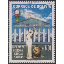 Bolivia 1076 2001 CLXXI Facultad de Derechos y Ciencias Políticas Usado Bolivia 1076 2001 CLXXI Facultad de Derechos y Ciencias Políticas Usado