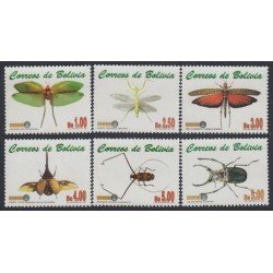Bolivia 1095/1100 2001 Fauna Insectos en extinción Insects MNH Bolivia 1095/1100 2001 Fauna Insectos en extinción Insects MNH