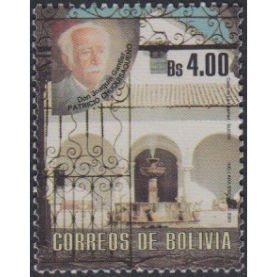 Bolivia 1107 2001 Centenario del nacimiento de Don Joaquín Gantier MNH Bolivia 1107 2001 Centenario del nacimiento de Don Joaquín Gantier MNH