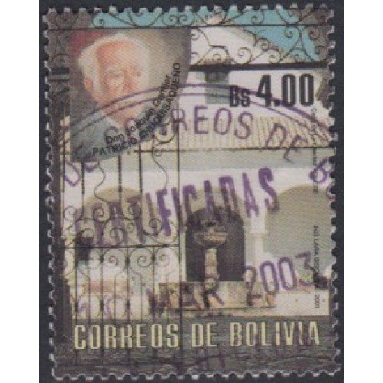Bolivia 1107 2001 Centenario del nacimiento de Don Joaquín Gantier Usado Bolivia 1107 2001 Centenario del nacimiento de Don Joaquín Gantier Usado