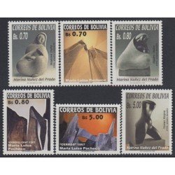 Bolivia 1134/39 2002 Esculturas Sculptures MNH Bolivia 1134/39 2002 Esculturas Sculptures MNH