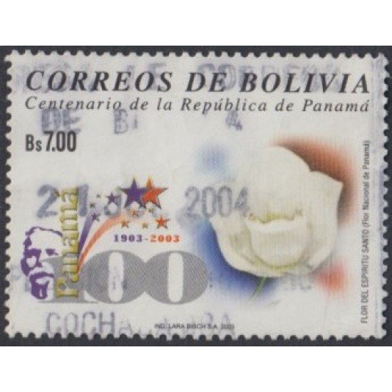 Bolivia 1157 2003 Centenario de la República de Panamá Usado